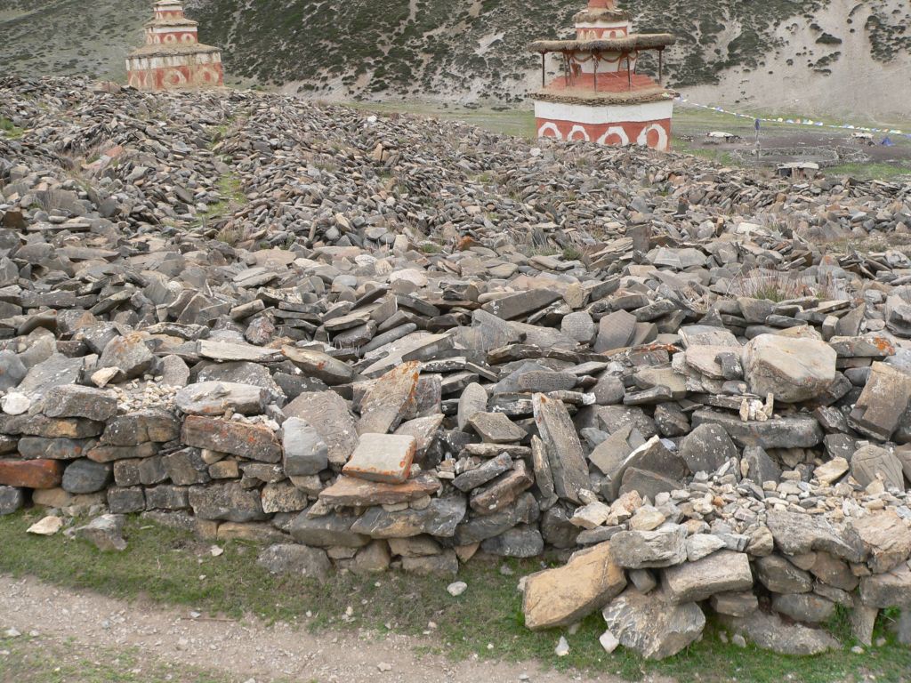 Field of prayer stones