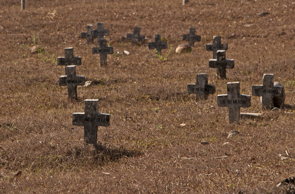 Cementary at Coiba Ex-prison