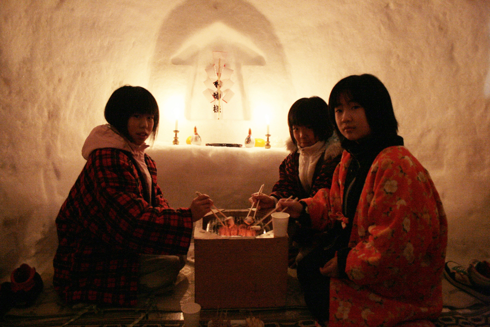 A Traditional Igloo Festival in Japan