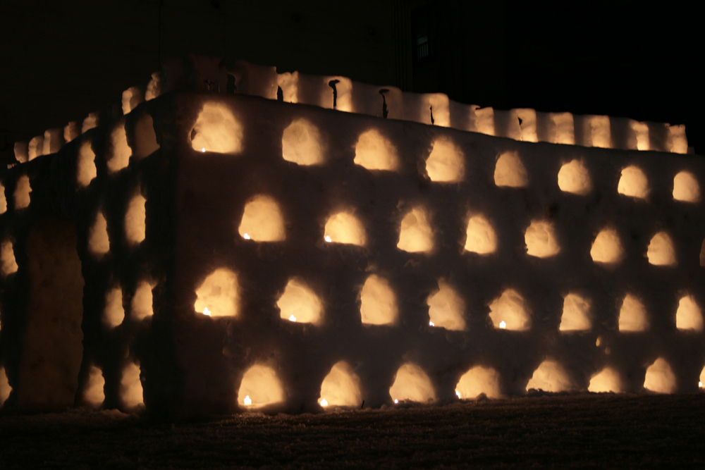 A Traditional Igloo Festival in Japan