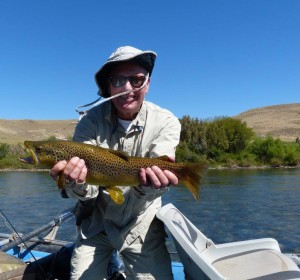 Chimehuin River David's 23 inch brown trout