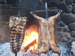 Patagonia River Ranch asado beef and lamb